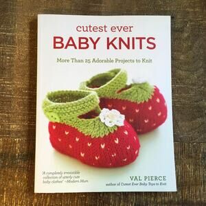 Cutest Ever Baby Knits Knitting Pattern Book Booties Hat Blanket Toy Stuffie